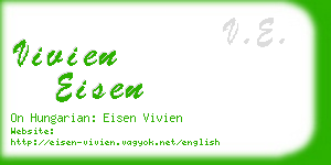 vivien eisen business card